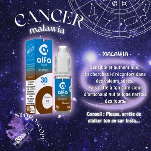 VAP STOR-ies STORoscope quel liquide es tu horoscope STOR e-cigarette (4) Cancer Malawia Alfaliquid by STOR e-cigarette