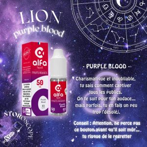 VAP STOR-ies STORoscope quel liquide es tu horoscope STOR e-cigarette (5) Lion Purpple Blood Alfaliquid by STOR e-cigarette