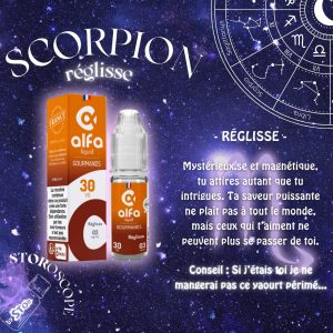 VAP STOR-ies STORoscope quel liquide es tu horoscope STOR e-cigarette (8) Scorpion Réglisse Alfaliquid by STOR e-cigarette